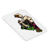 Kleine puppy voor de winter magneet (Rechterzijde)