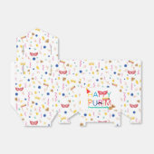 Kleine Purim mishloah-manotdoos Bedankdoosjes (Uitgevouwen)