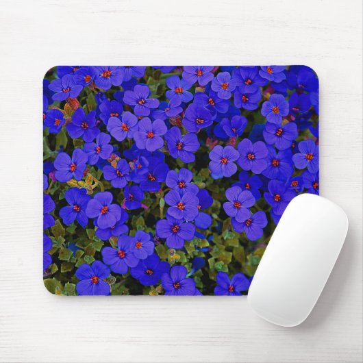 Kleine Purple Flowers Muismat (Met muis)
