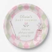 Kleine Putter Baby Shower Bord (Voorkant)