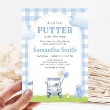 Kleine Putter Golf Baby Shower