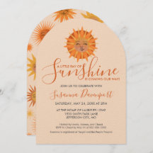 Kleine Ray van het Baby shower van de Sunshine Wat