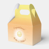 Kleine Ray van Sunshine Baby shower Bedankdoosjes (Voorkant Zijde)