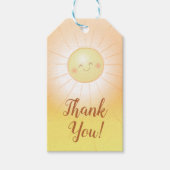 Kleine Ray van Sunshine Baby shower Cadeaulabel (Voorkant)