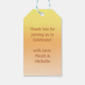 Kleine Ray van Sunshine Baby shower Cadeaulabel (Achterkant)