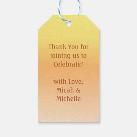 Kleine Ray van Sunshine Baby shower Cadeaulabel (Achterkant)