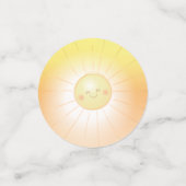 Kleine Ray van Sunshine Baby shower Confetti (Kleine voorkant)