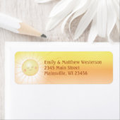 Kleine Ray van Sunshine Baby shower Etiket (Insitu)