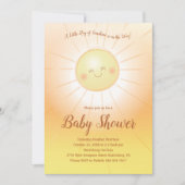 Kleine Ray van Sunshine Baby shower Kaart (Voorkant)