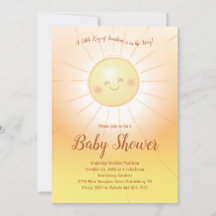 Kleine Ray van Sunshine Baby shower
