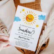 Kleine Ray van Sunshine Baby shower
