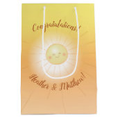 Kleine Ray van Sunshine Baby shower Medium Cadeauzakje (Achterkant)