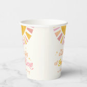 Kleine Ray van Sunshine Baby shower papier Cup Papieren Bekers (Rechts)