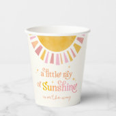 Kleine Ray van Sunshine Baby shower papier Cup Papieren Bekers (Voorkant)
