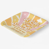 Kleine Ray van Sunshine Baby shower Papieren Bordje (Gebogen)