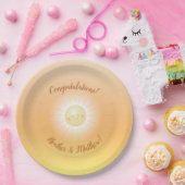 Kleine Ray van Sunshine Baby shower Papieren Bordje (Feest)