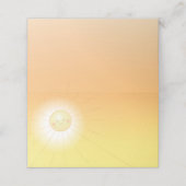 Kleine Ray van Sunshine Baby shower Plaatskaartje (Buitenkant ongevouwen)