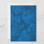 Kleine Ray van Sunshine Blue Baby shower Kaart (Achterkant)