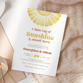 Kleine Ray van Sunshine Boho neutraal Baby shower Kaart