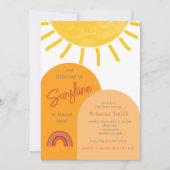 Kleine Ray van Sunshine Boho regenboogregenboog Ba Kaart (Voorkant)