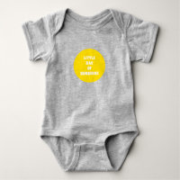 Kleine Ray van zonnegele zonsoppen schattig