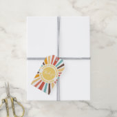 Kleine Ray van zonneschijnlijk Baby shower Cadeaulabel (Met Touw)