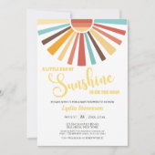 Kleine Ray van zonneschijnlijk Baby shower Kaart (Voorkant)