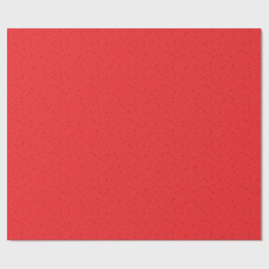 Kleine Red Polka Dot Holiday Cadeaupapier (Vlak)