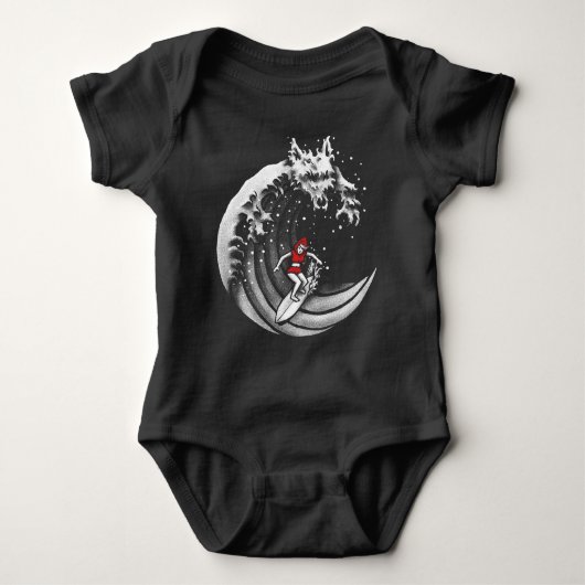 Kleine Red Surfing Hood Romper (Voorkant)