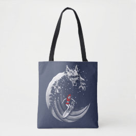 Kleine Red Surfing Hood Tote Bag