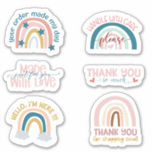Kleine regenboog Bedrijfs klare regenboog Dank u S