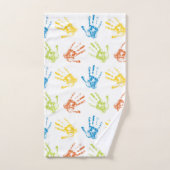 Kleine regenbooghandbediende Prints Bad Handdoek (Handdoek)