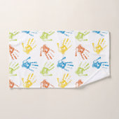 Kleine regenbooghandbediende Prints Bad Handdoek (Handdoek)
