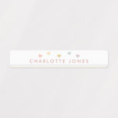 Kleine Regenboogharten Eenvoudige Waterdichte Kind Labels (Design 2)