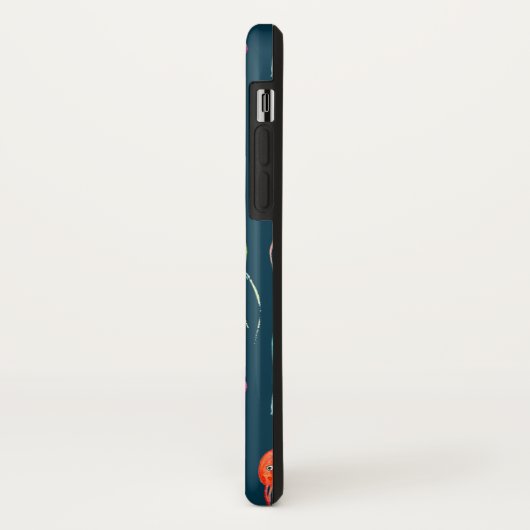 Kleine regenboogkwal op donker Case-Mate iPhone case (Achterkant/links)