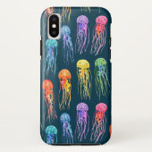 Kleine regenboogkwal op donker Case-Mate iPhone case (Achterkant)