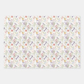 Kleine regenboogpastels Waterverf Wildflower Meado Inpakpapier Vel (Voorkant 2)