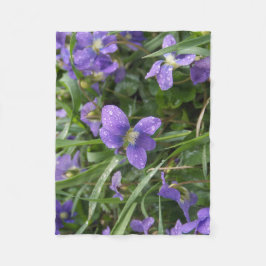 Kleine regenjestriettas fleece deken