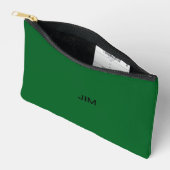 Kleine reistas - bosgroen etui (Open)