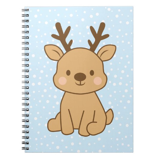 Kleine Rendieren Notitieboek (Voorkant)