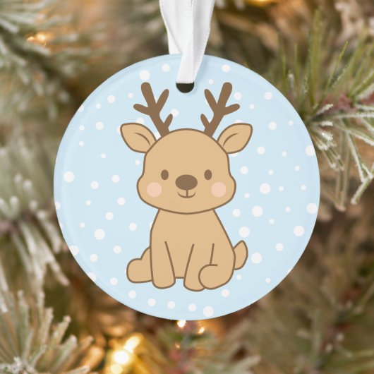 Kleine Rendieren Ornament (Boom)
