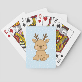 Kleine Rendieren Pokerkaarten