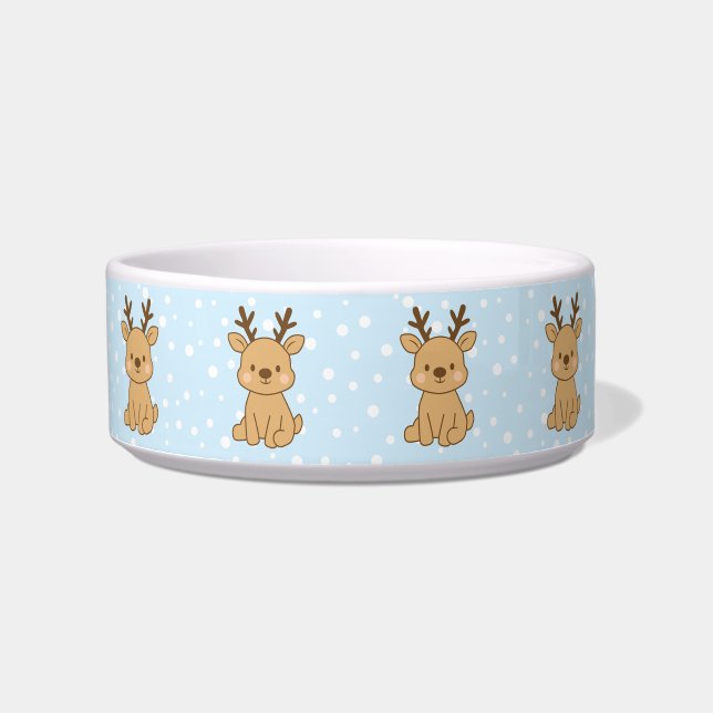 Kleine Rendieren Voerbakje (Voorkant)
