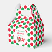 Kleine rendierkinderen van Birthday Bedankdoosjes (Voorkant Zijde)