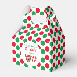 Kleine rendierkinderen van Birthday Bedankdoosjes