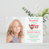 Kleine rendierkinderen van Birthday Kaart (Staand voorkant)