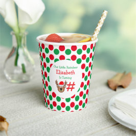 Kleine rendierkinderen van Birthday Papieren Bekers