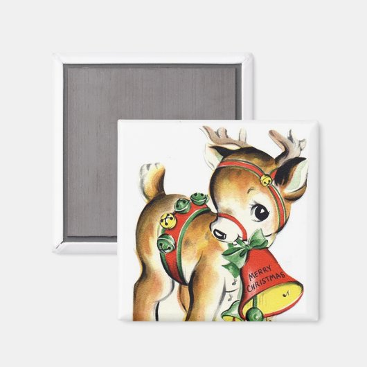 Kleine rendiermagneet  magneet (Voorkant / Achterkant)