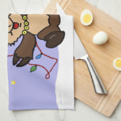 Kleine rendiervis theedoek (Quarter Fold)