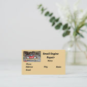 Kleine reparateurs visitekaartje (Staand voorkant)